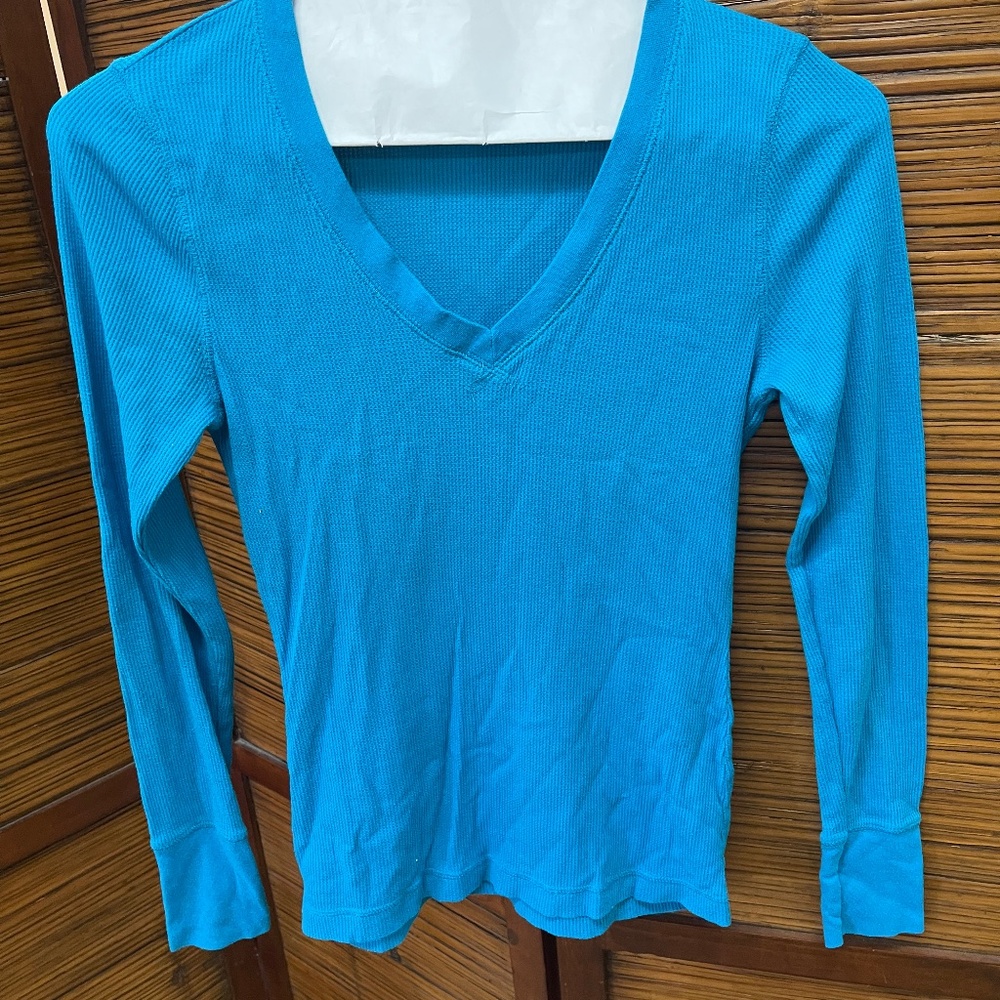 Old Navy Teal Insulated Long Sleeve Shirt